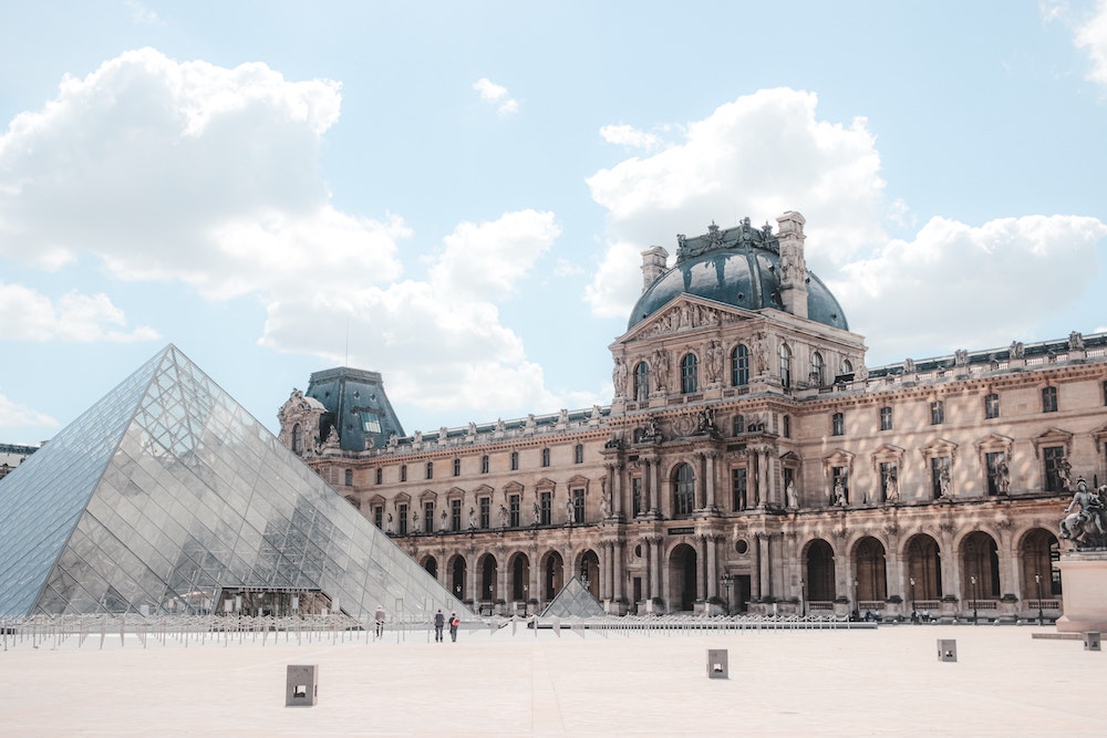 French holidays can include visiting the Louvre museum